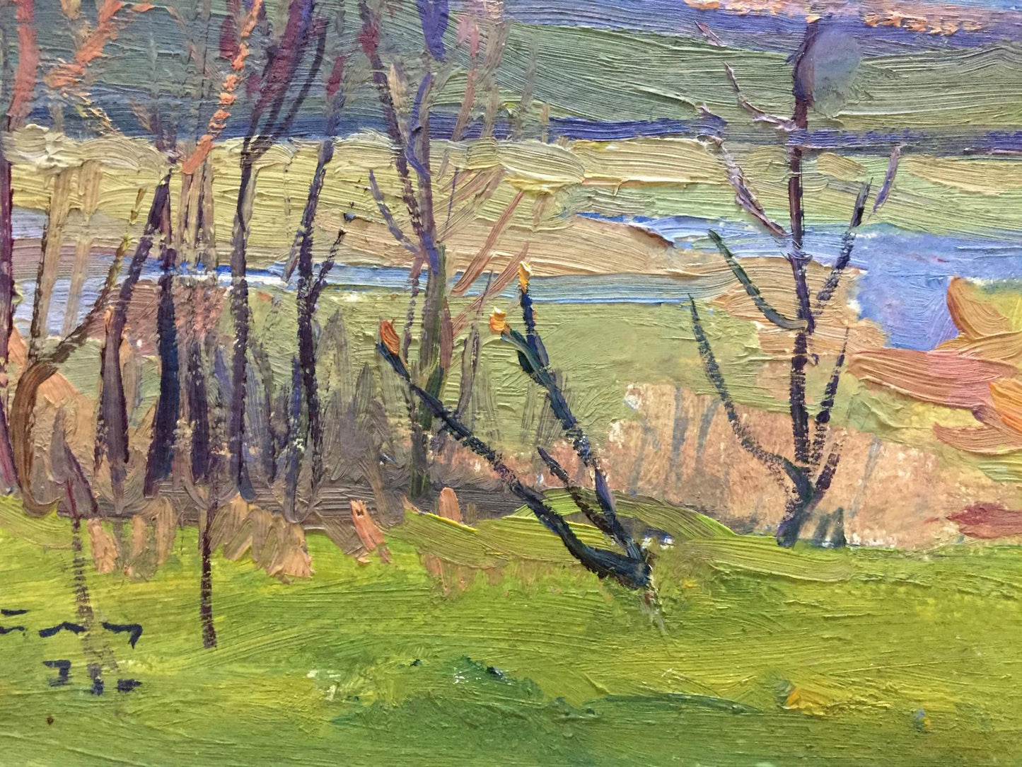 Oil painting Spring Moses Faybovich Gantman