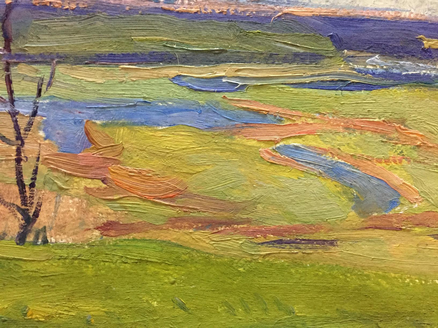 Oil painting Spring Moses Faybovich Gantman