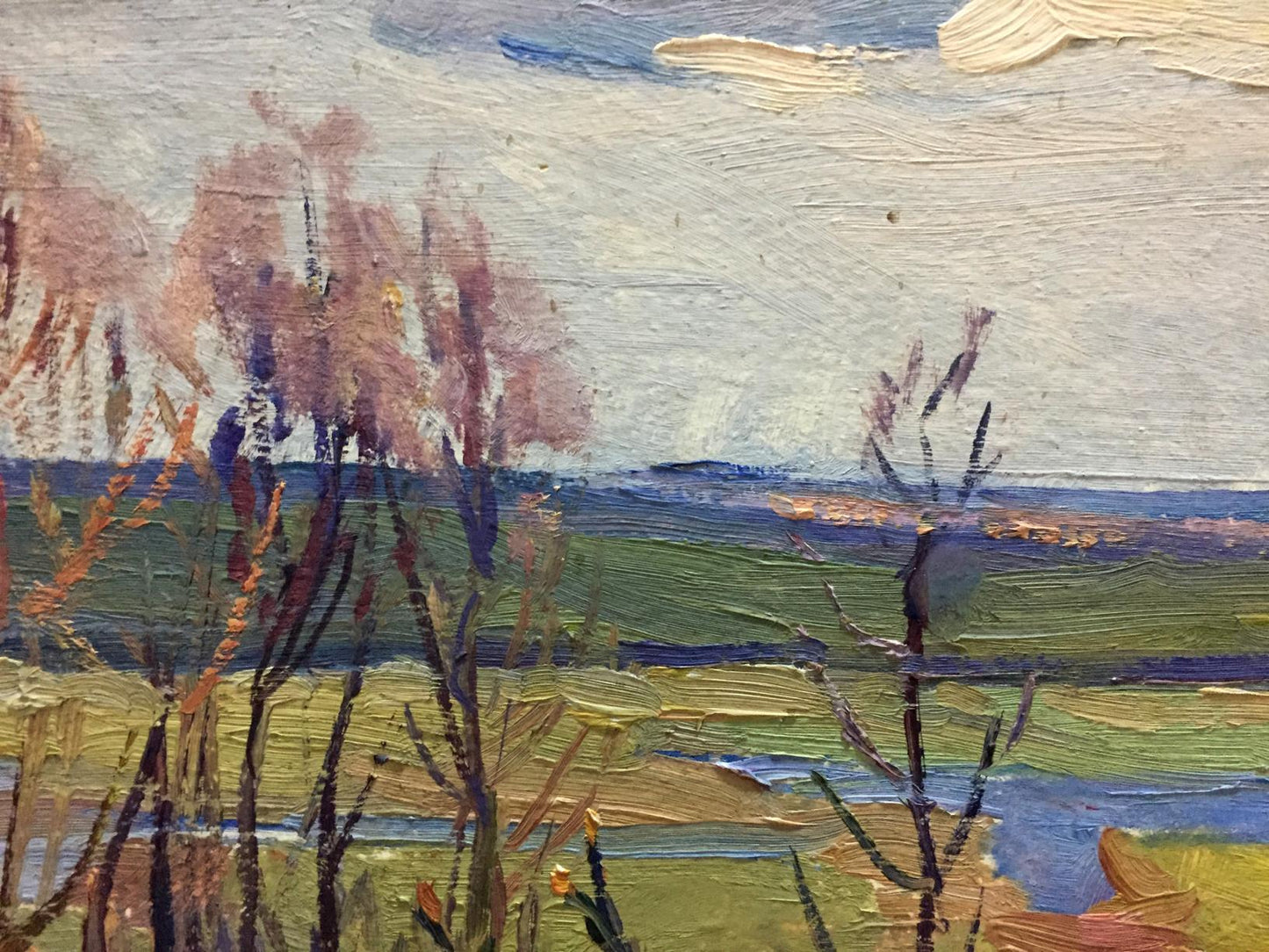 Oil painting Spring Moses Faybovich Gantman