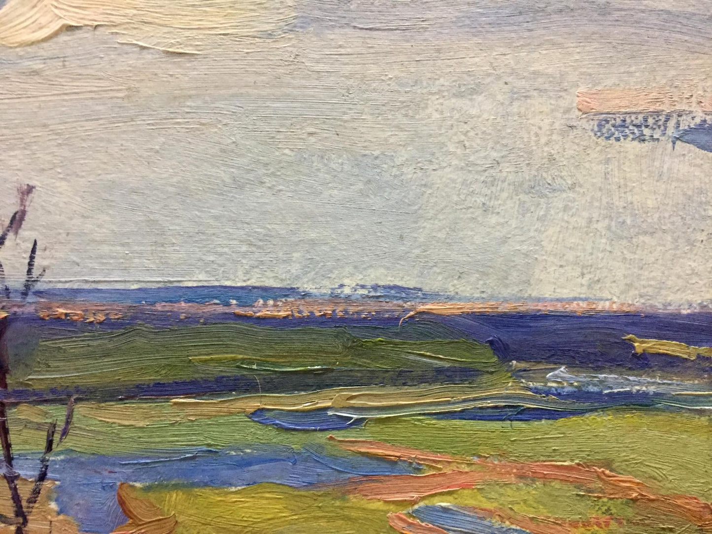 Oil painting Spring Moses Faybovich Gantman