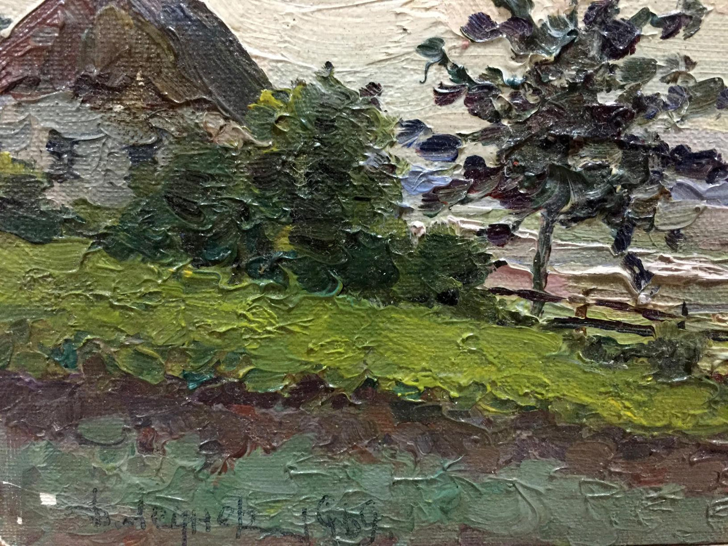 Oil painting Morning Lednev Dmitry