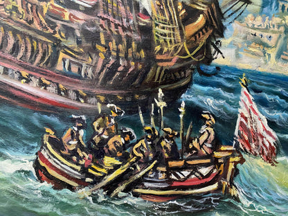 oil ships painting