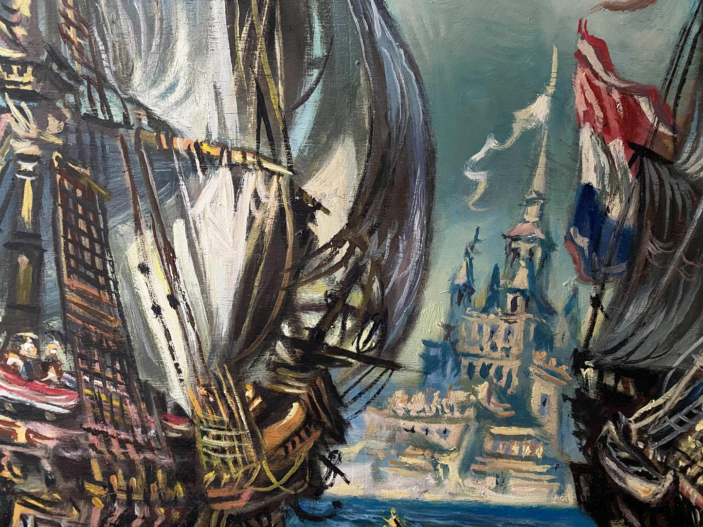 oil ships art
