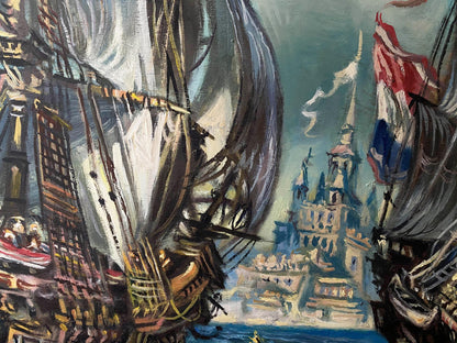 oil ships art
