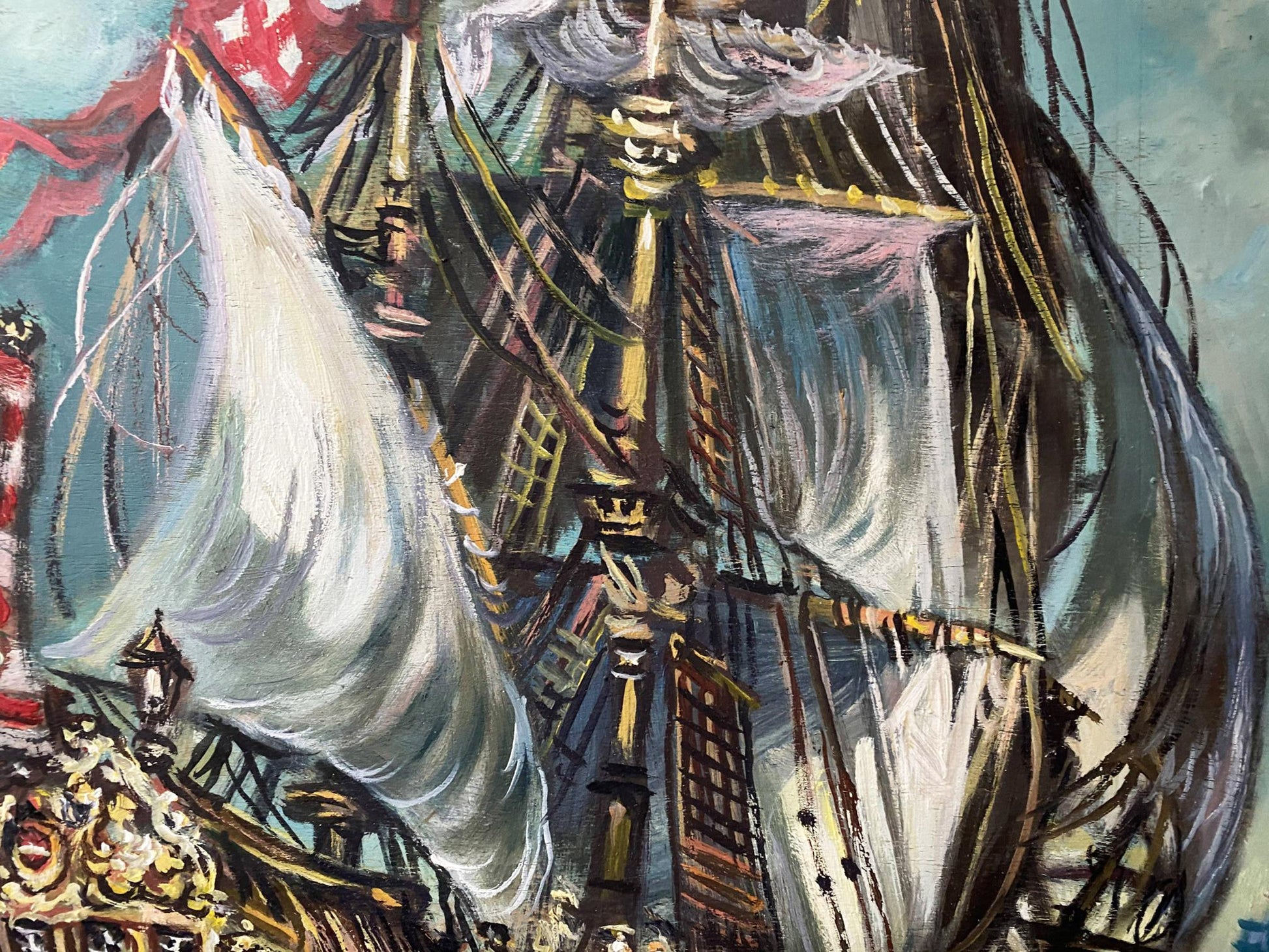 ships painting art