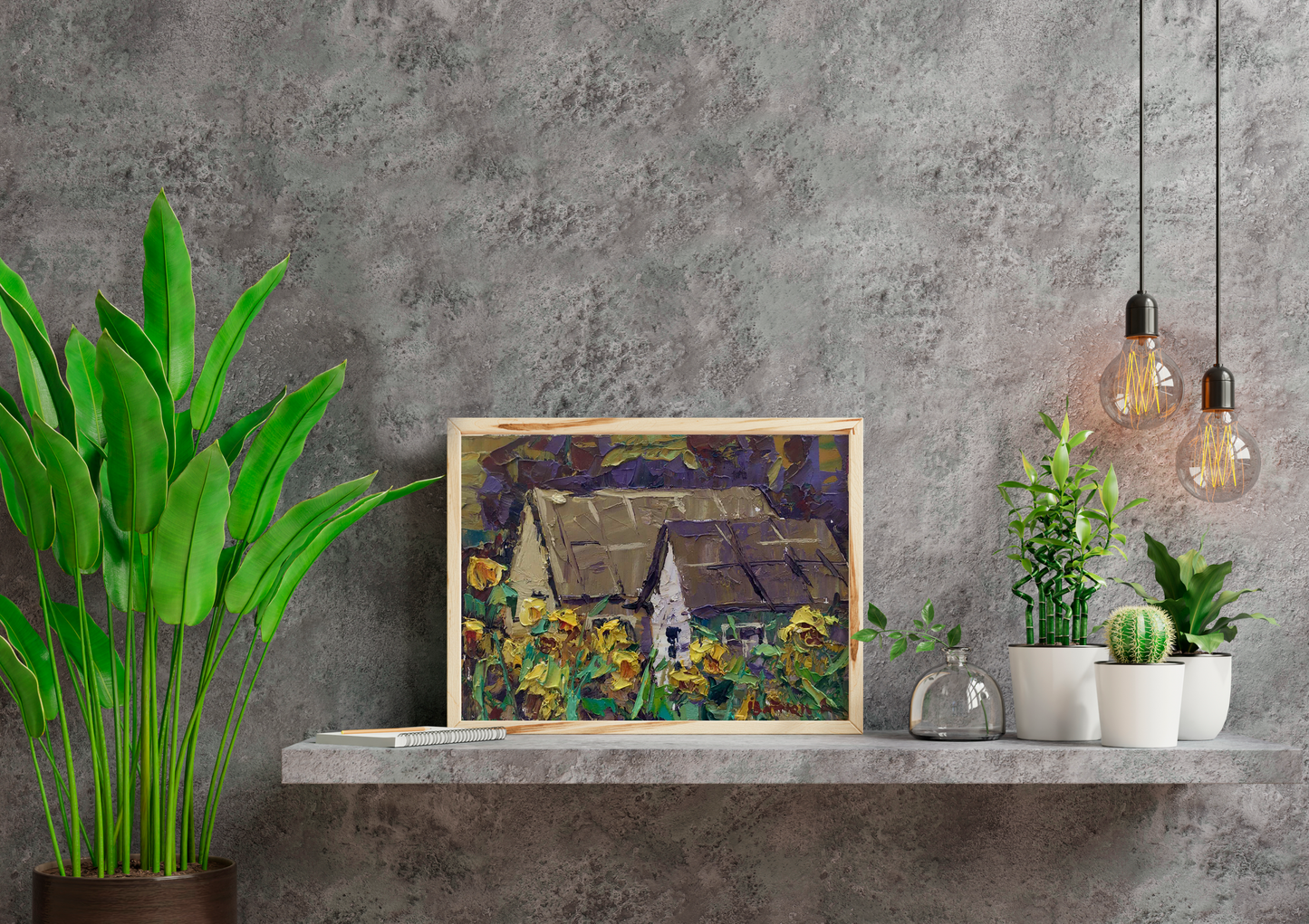 Village landscape Art 