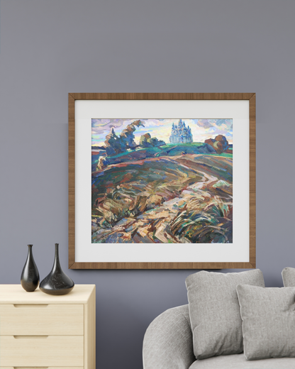  Village landscape Art 