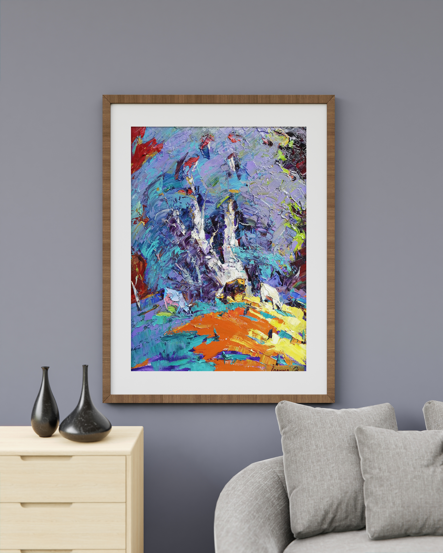 Village landscape Art