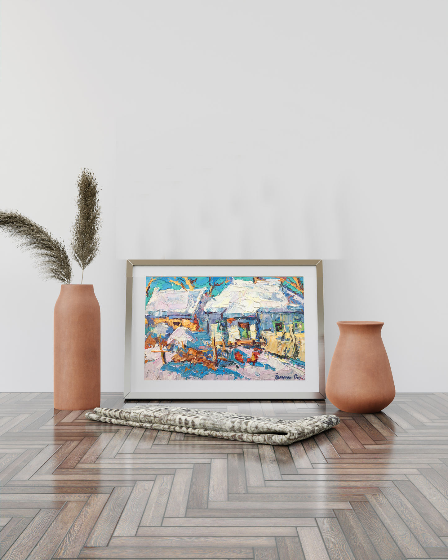 Village landscape Art 