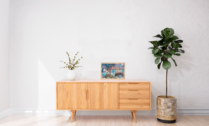 Nature Landscape Village landscape Art 