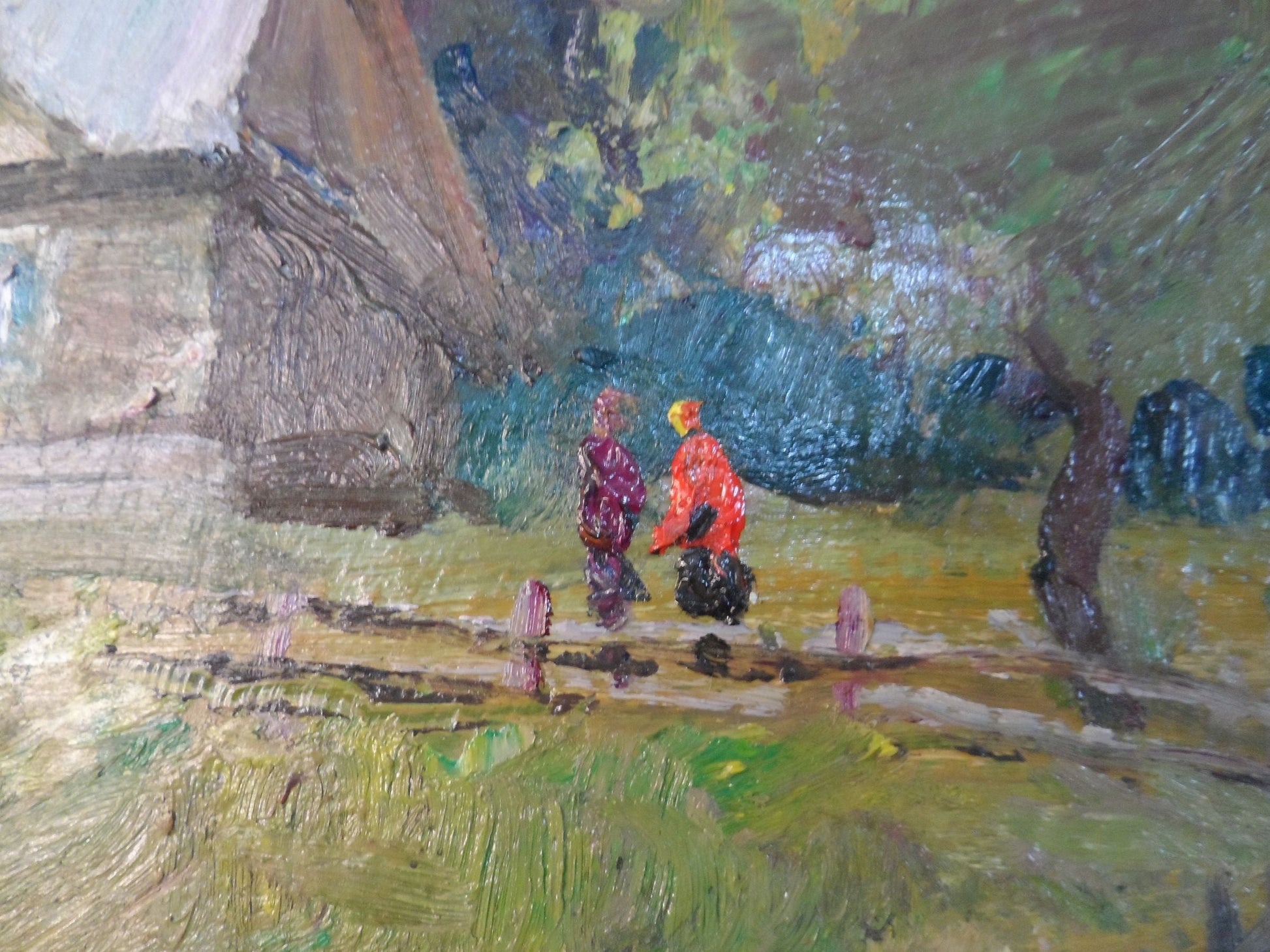 Capturing Carpathian Splendor: V. V. Mishurovsky's Oil Masterpiece