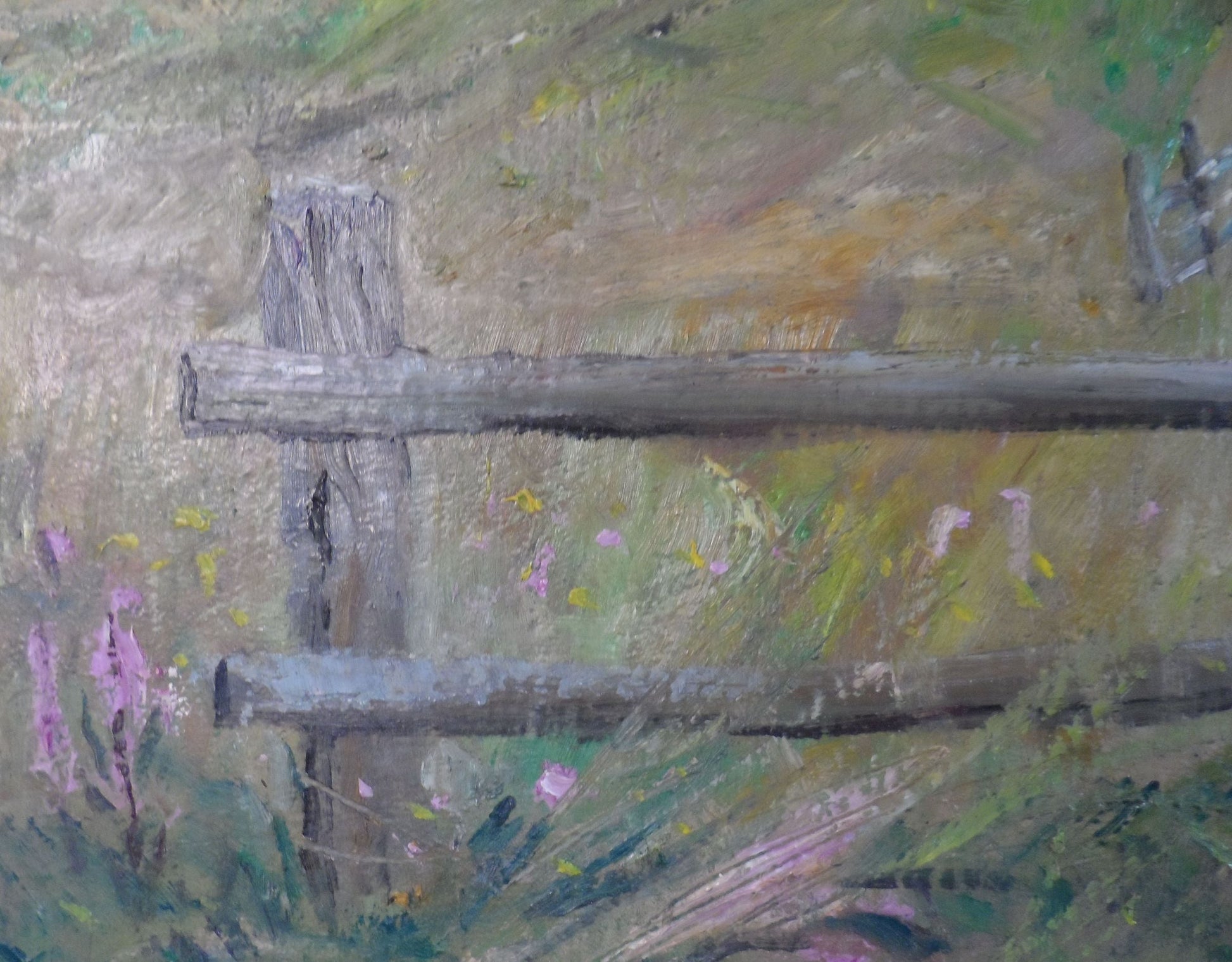 A Glimpse of Summer: V. V. Mishurovsky's Oil Depiction of the Carpathians