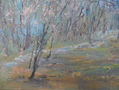 Oil Painting Autumn Nature Landscape 