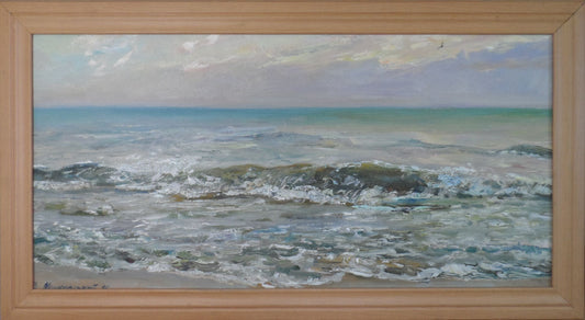 Oil painting Stormy evening Mishurovsky V. V.