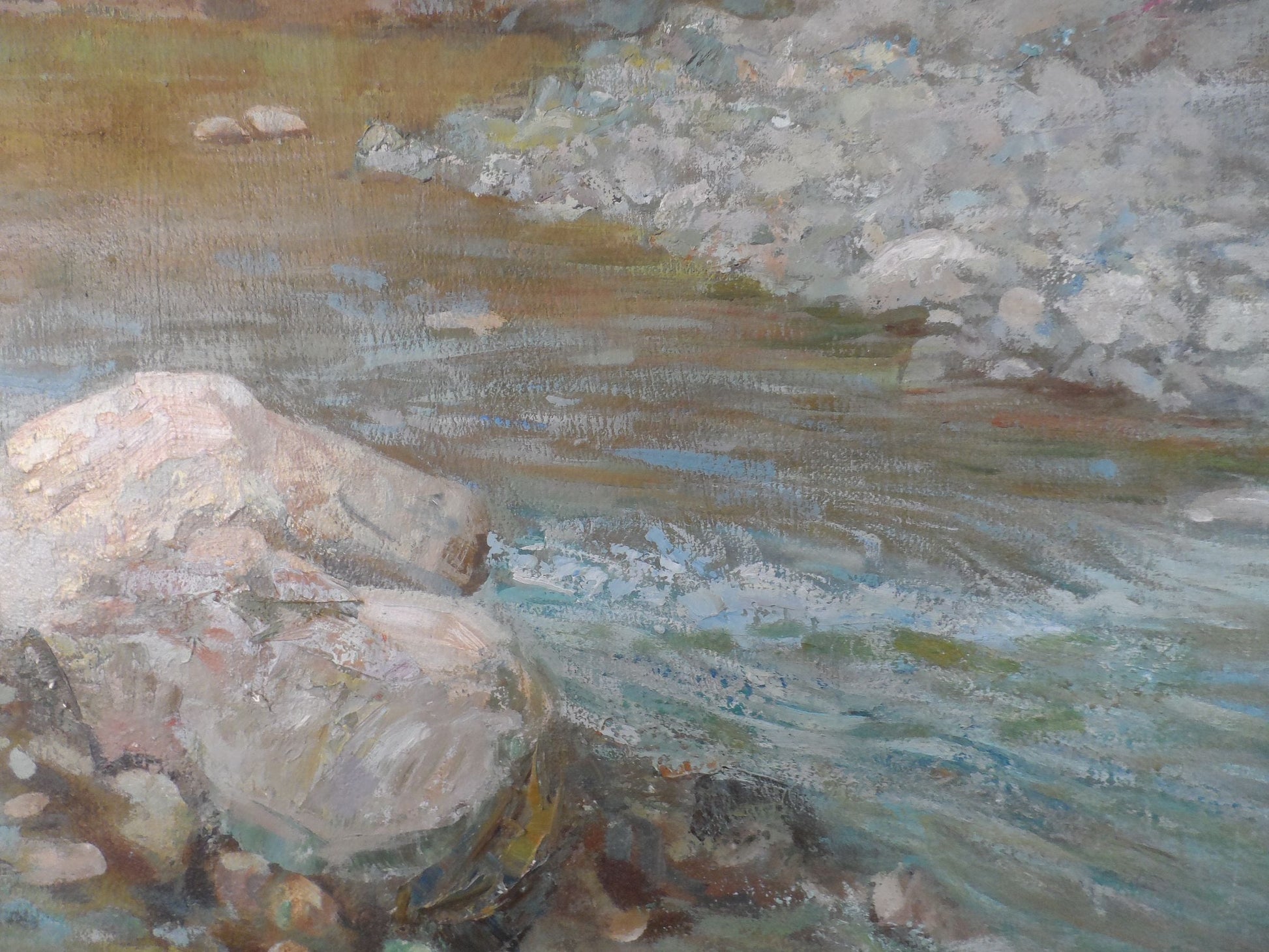 Oil Painting Spring Nature Landscape 