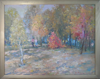 Oil painting Golden autumn Mishurovsky V. V.