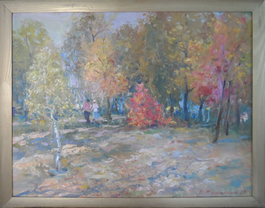 Oil painting Golden autumn Mishurovsky V. V.