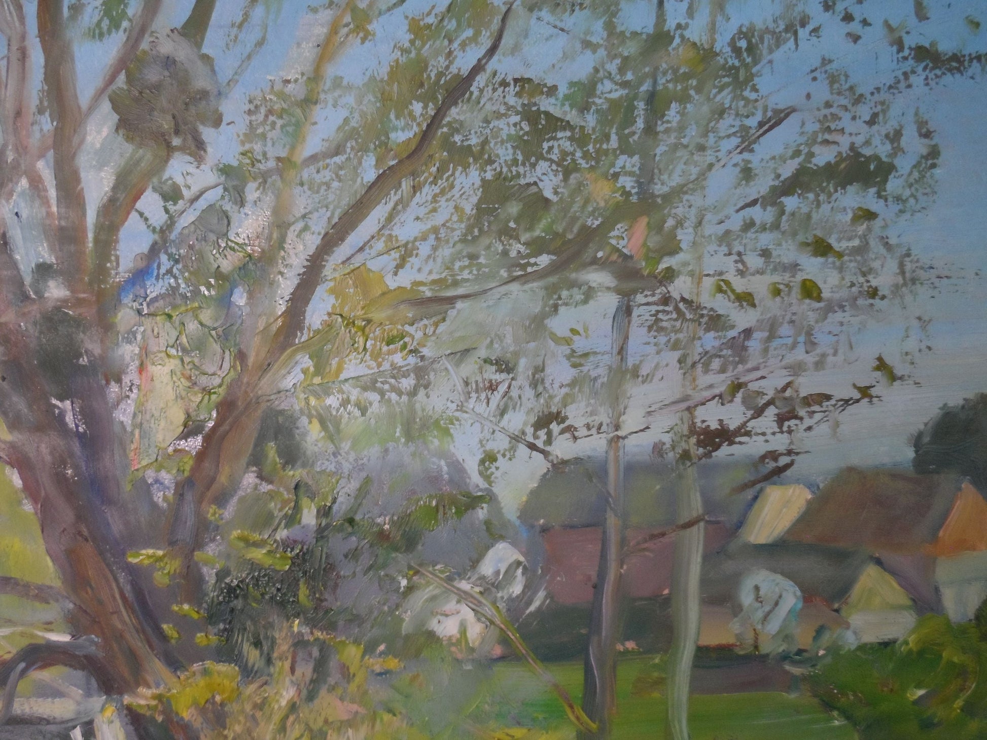 Oil Painting Spring Nature Landscape 