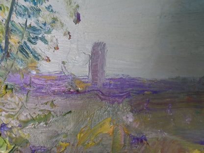 Oil Painting Spring Nature Landscape 