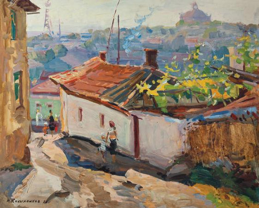 Oil painting City Kobylenkov Mikhail Vasilyevich