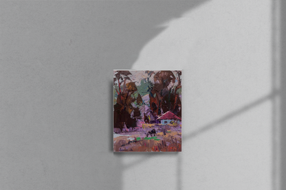 Village landscape Art 