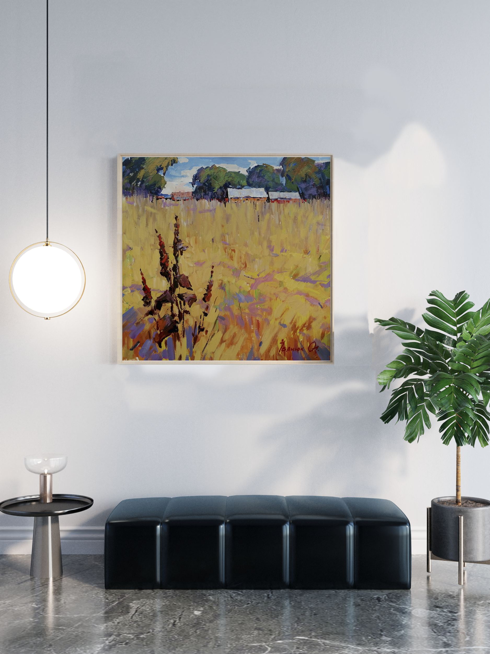 Village landscape Art