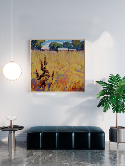 Village landscape Art