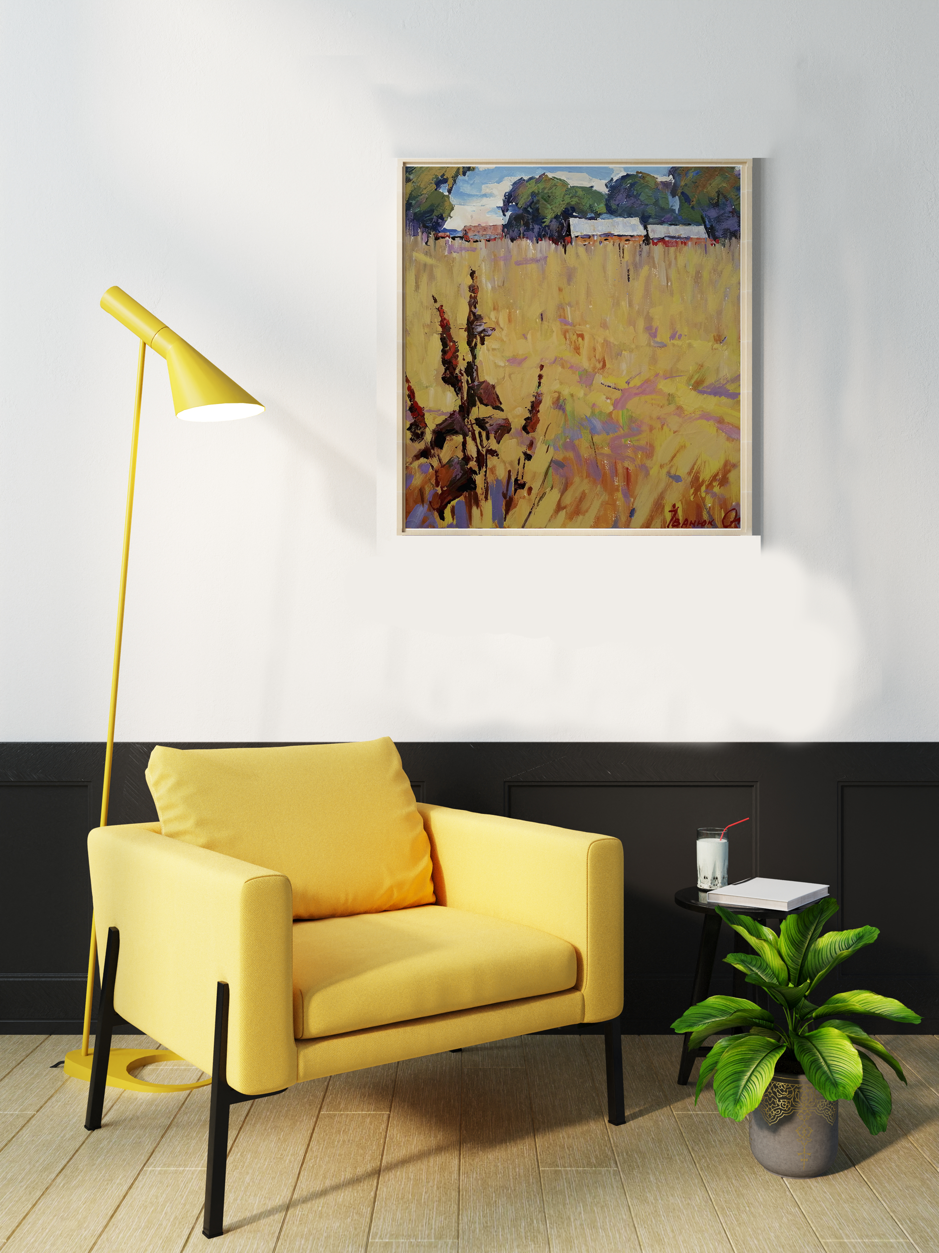 Nature Landscape Village landscape Art