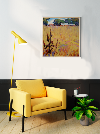 Nature Landscape Village landscape Art