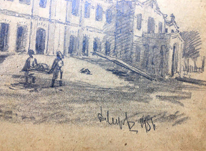 Pencil painting School Dmitry Lednev