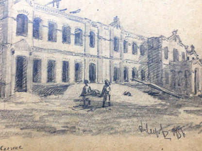 Pencil painting School Dmitry Lednev