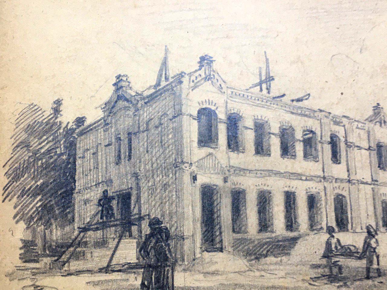 Pencil painting School Dmitry Lednev