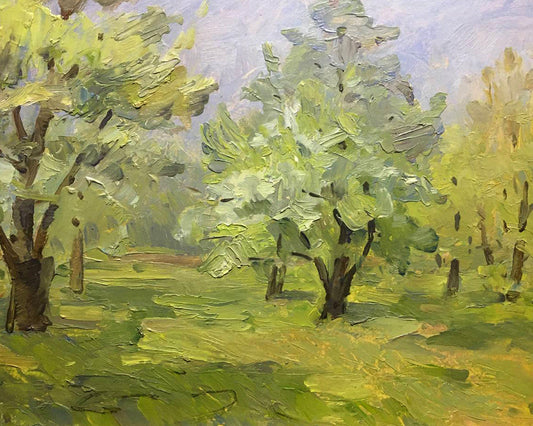 Oil painting Summer landscape Bloshenko Anatoly Mikhailovich