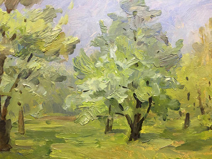 Oil painting Summer landscape Bloshenko Anatoly Mikhailovich