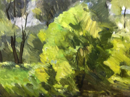 Oil painting Windy day Bloshenko Anatoly Mikhailovich