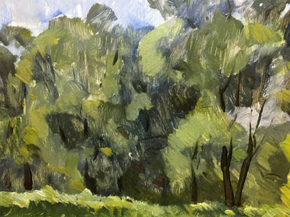 Oil painting Windy day Bloshenko Anatoly Mikhailovich