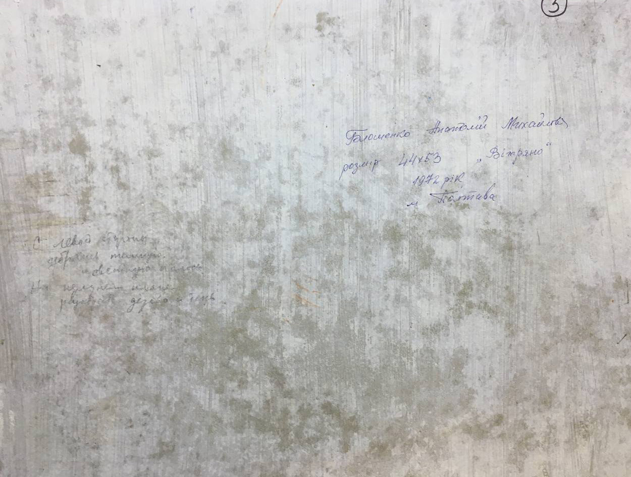 Oil painting Windy day Bloshenko Anatoly Mikhailovich