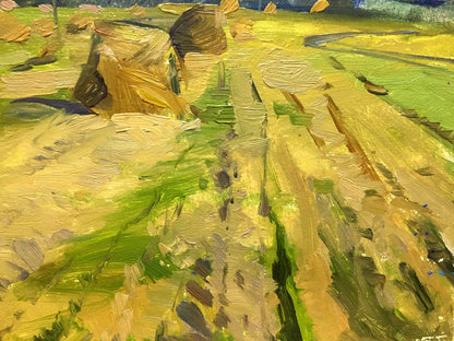Through skillful brushwork, Bloshenko brings to life the joyous atmosphere of a summer day