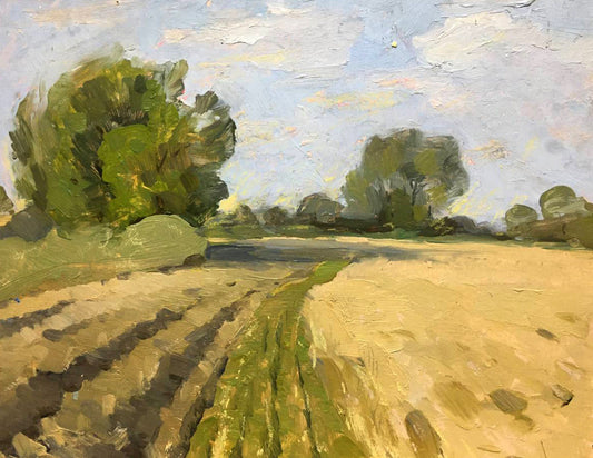Oil painting Sunny summer day Bloshenko Anatoly Mikhailovich