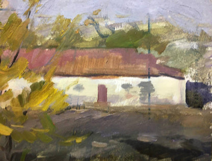 Oil painting Country life Bloshenko Anatoly Mikhailovich