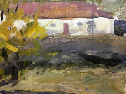 Oil painting Country life Bloshenko Anatoly Mikhailovich