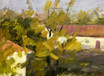 Oil painting Country life Bloshenko Anatoly Mikhailovich