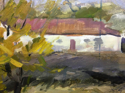 Oil painting Country life Bloshenko Anatoly Mikhailovich