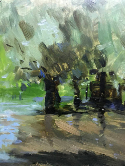 Oil painting In the woods Anatoly Bloshenko