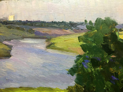 Oil painting Sunny day Bloshenko Anatoly Mikhailovich