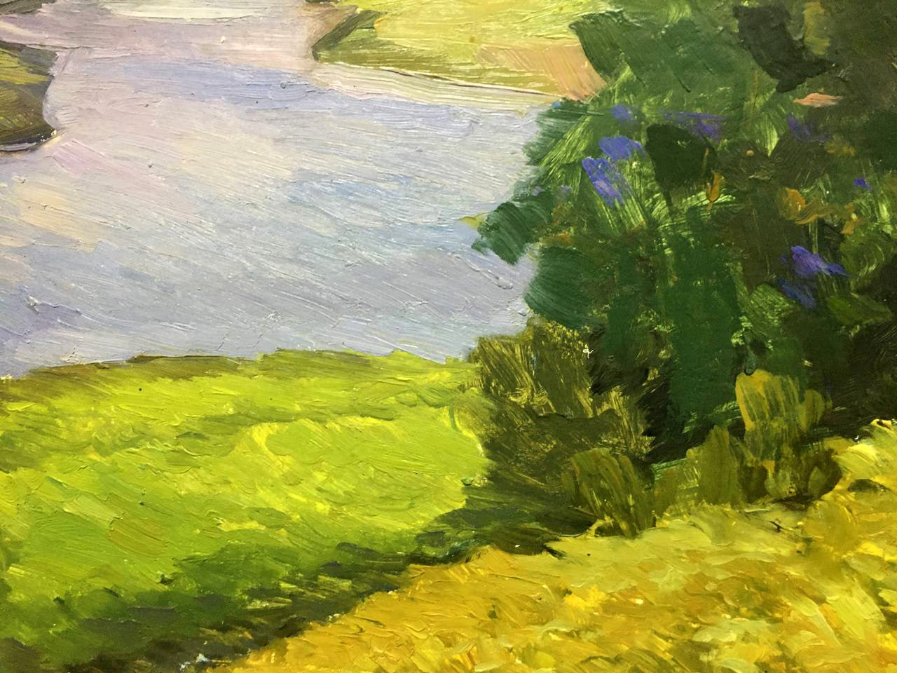 Oil painting Sunny day Bloshenko Anatoly Mikhailovich