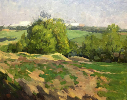 Oil painting In the country Bloshenko Anatoly Mikhailovich