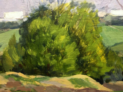 Oil painting In the country Bloshenko Anatoly Mikhailovich
