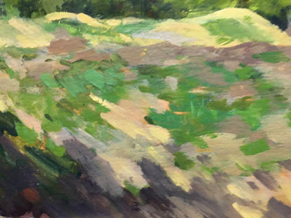 Oil painting In the country Bloshenko Anatoly Mikhailovich