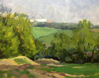 Oil painting In the country Bloshenko Anatoly Mikhailovich